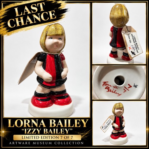 350 - Lorna Bailey Artware – rare limited edition “Izzy Bailey” ceramic figure, depicting Lorna Bailey’s d... 