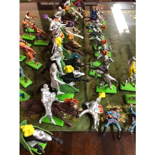341 - Approximately 6 sets of toy cowboy figures from Britains Deetail Ltd