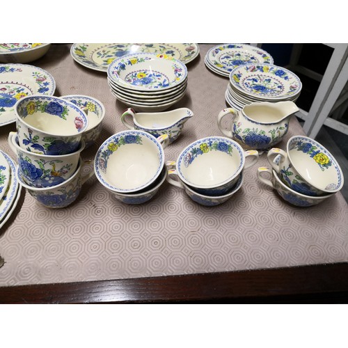 745 - Masons Regency 35 piece set comprising of plates bowls, cups and saucers.