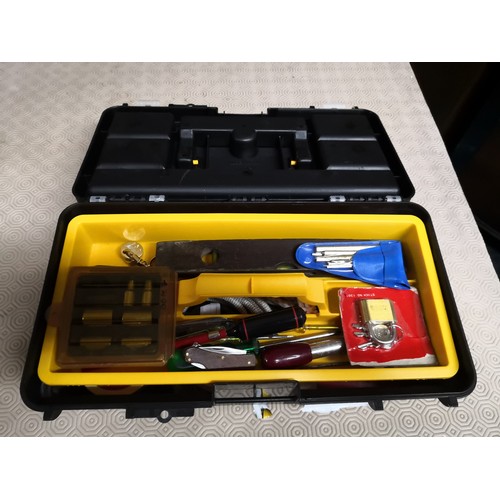 773 - Plastic toolbox in excellent condition complete with tools