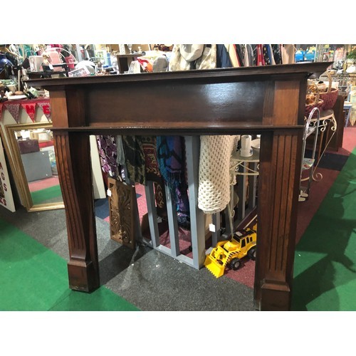 800 - Oak fire surround measuring 147cmsx128cms