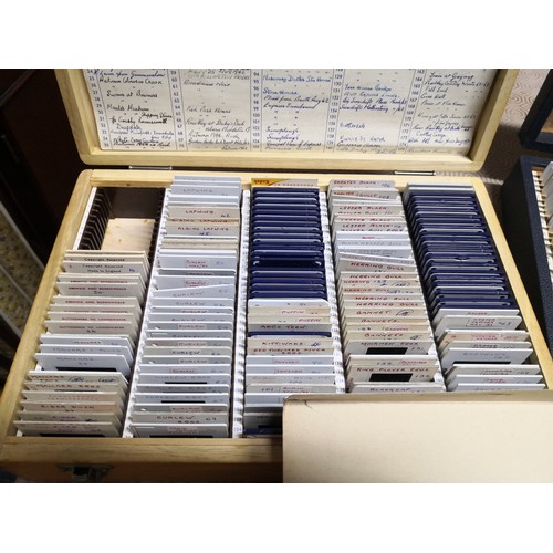 858 - 4 boxes of vintage slides