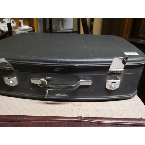 868 - 3 suitcases including a vintage Revelation planned suitcase in fair to good condition