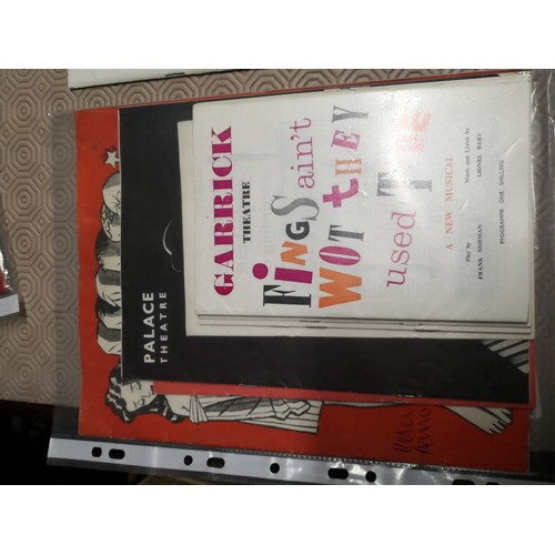 898 - Selection of 1950's and 1960's theatre programmes