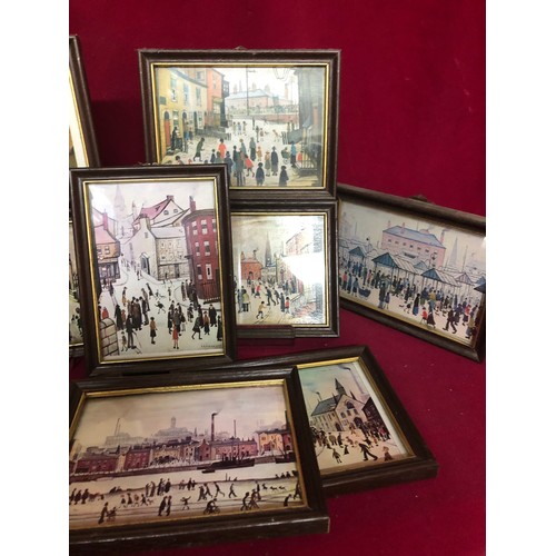 777 - 14 small  J.S. Lowry prints