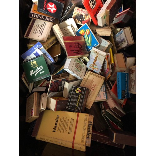 772 - Large collection of old match boxes