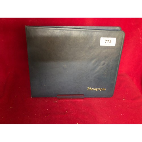 773 - Vintage photo album of family holidays abroad