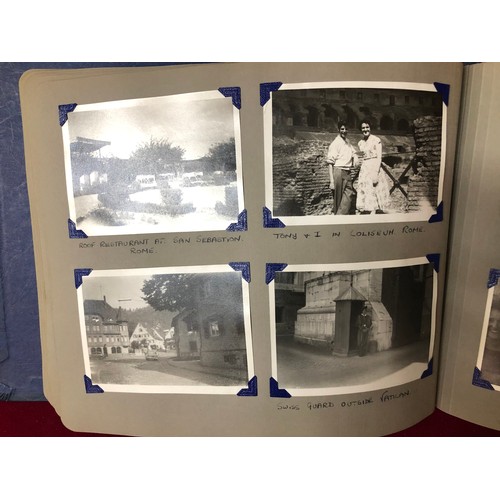 773 - Vintage photo album of family holidays abroad