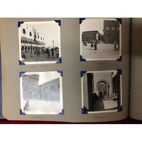 773 - Vintage photo album of family holidays abroad