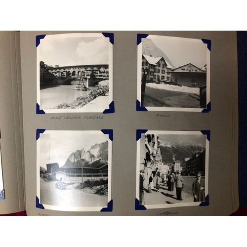 773 - Vintage photo album of family holidays abroad