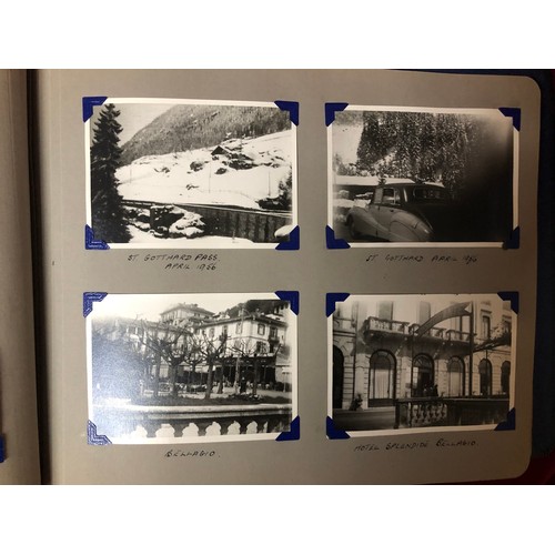 773 - Vintage photo album of family holidays abroad