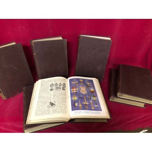 792 - Vintage 1930's Waverley Children's dictionary complete set 8 volumes