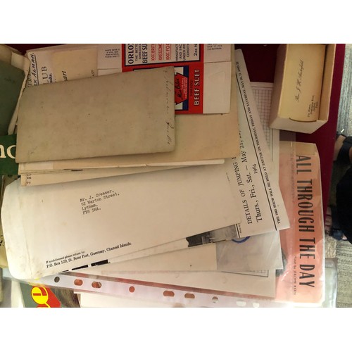 779 - Box of Ephemera including sheets of stamps