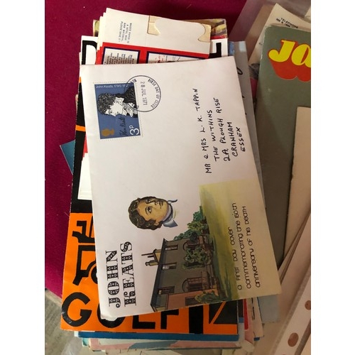 779 - Box of Ephemera including sheets of stamps