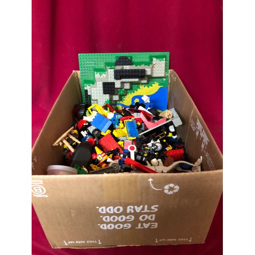 17 - Large box filed with assorted lego measuring 33 x 27 x 30 cms tall