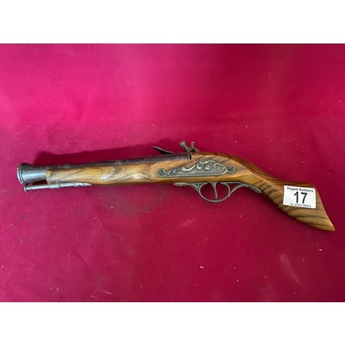 17 - Decorative flintlock pistol