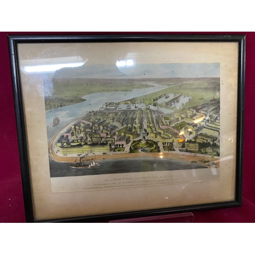 699 - Selection of 4 Fleetwood prints  presented to Peter Hesketh Fleetwood MP in 1838. Also, a picture of... 