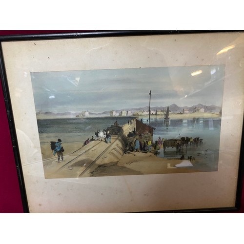 699 - Selection of 4 Fleetwood prints  presented to Peter Hesketh Fleetwood MP in 1838. Also, a picture of... 