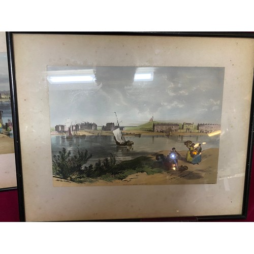 699 - Selection of 4 Fleetwood prints  presented to Peter Hesketh Fleetwood MP in 1838. Also, a picture of... 