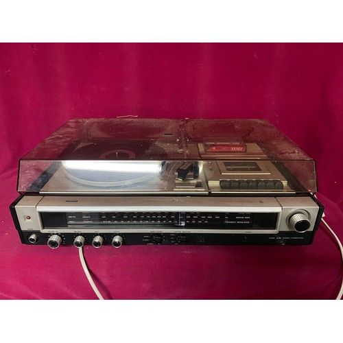 716 - Philips - 970 Three Band Stereo Combination fully working complete with 2 Philips speakers