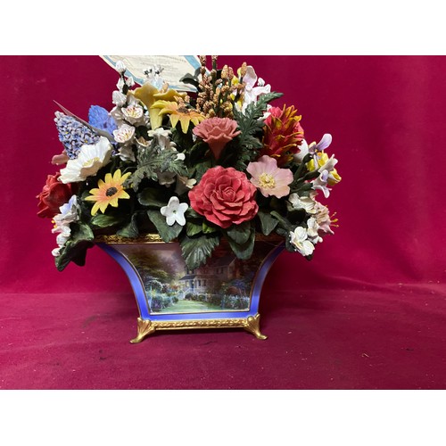 718 - Limited edition Thomas Kinkade's All-American Bouquet with certificate