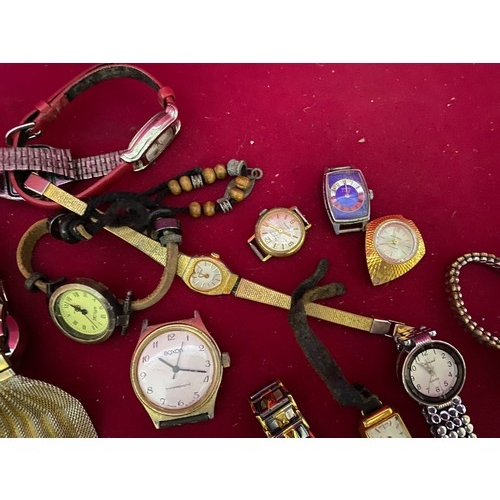 708 - Selection of watches some without straps