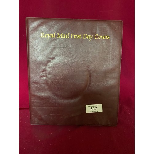 617 - Album of Royal Mail first day covers.