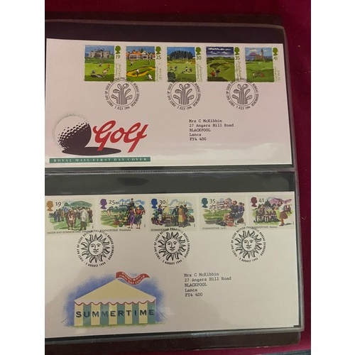 617 - Album of Royal Mail first day covers.