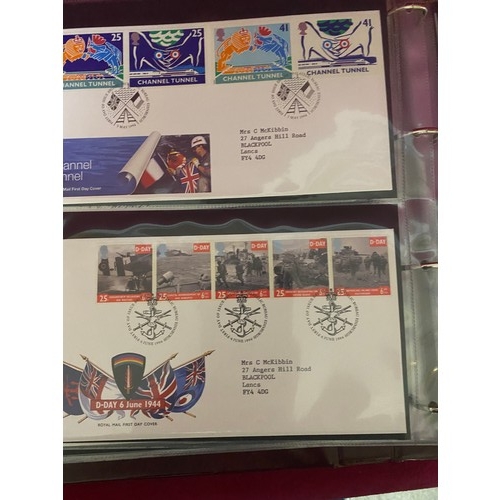 617 - Album of Royal Mail first day covers.