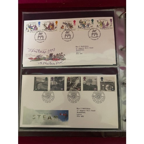 617 - Album of Royal Mail first day covers.