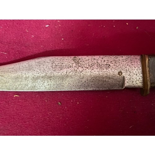 658 - Original Bowie Knife and Horn handle knife.