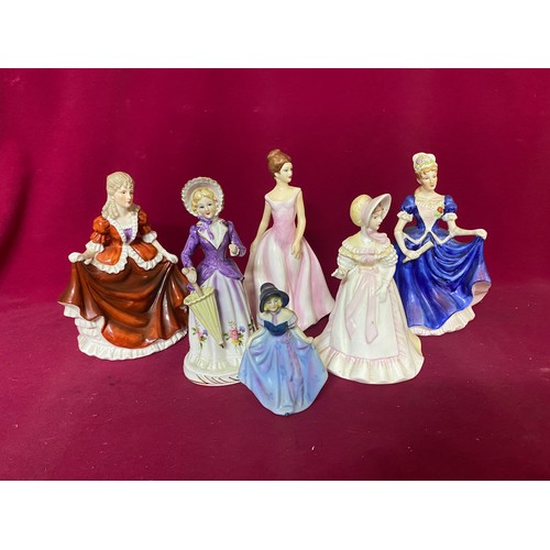 2 - Selection of 6 collectable ladies including 'Emma' by leonardo, 'Emma' by Francesca, 'Felicity' by L... 