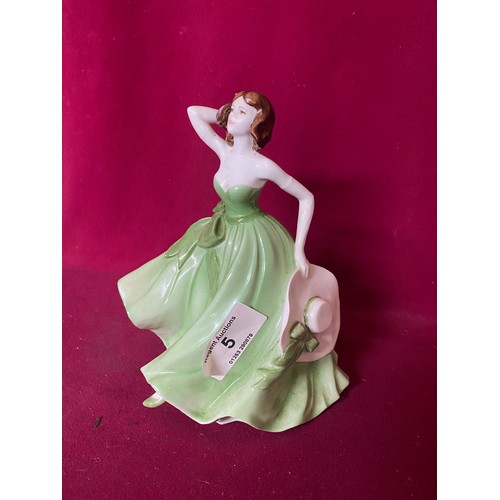 5 - Coalport lady figurine