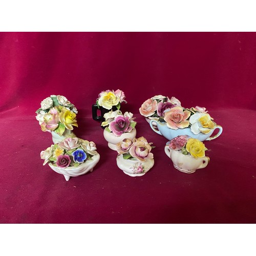 12 - Selection of 9 posy bowls