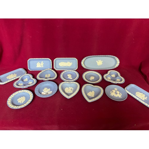 29 - Selection of Wedgewood jasperware pin dishes