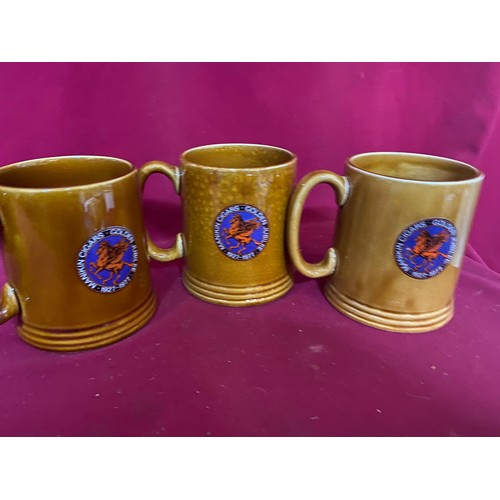 38 - Selection of 5 tankards from Portmeirion and Lord Nelson