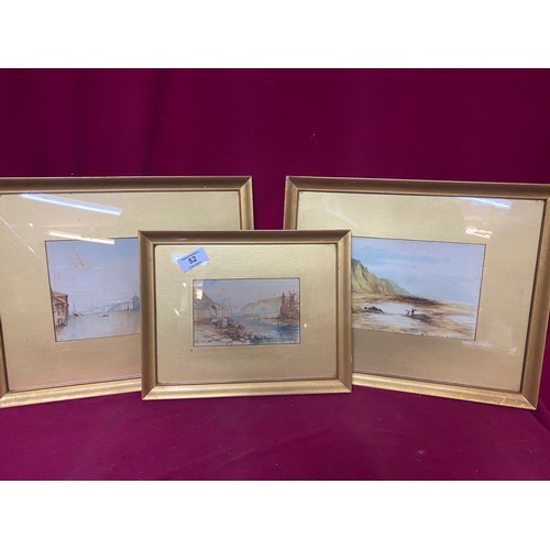 52 - Collection of Gold framed pictures