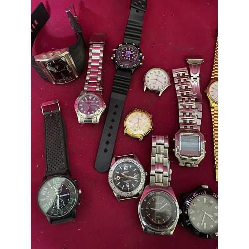 63 - 14 gents wrist watches including Avia, Ascot, Ben Sherman