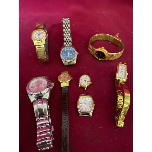 65 - 10 ladies watches including Seiko, Citizen Eco Drive, Pulsar, Ingersoll etc