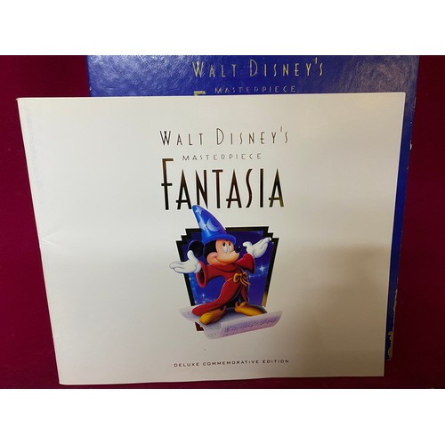 209 - Walt Disney's Masterpiece 'Fantasia' deluxe collectors edition including 2 video cassetees, 2 CD's, ... 