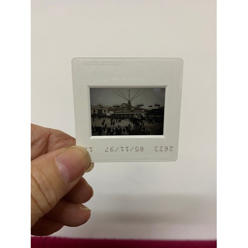 210 - 150 35mm slides of Blackpool Pleasure Beach (historical and modern).