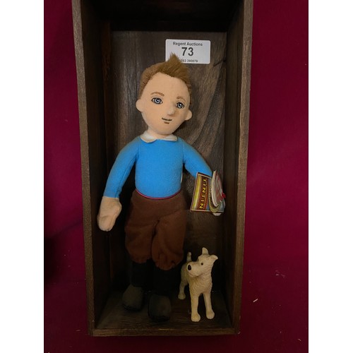 73 - Ty figures of TinTin and Captain Hook