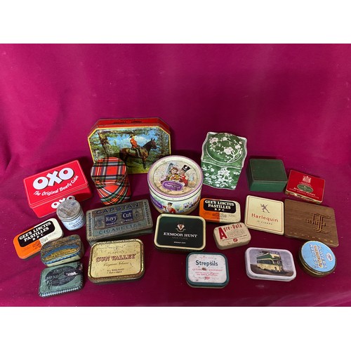 108 - Collection of old tins