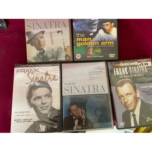 247 - Frank Sinatra books, CD's and DVD's