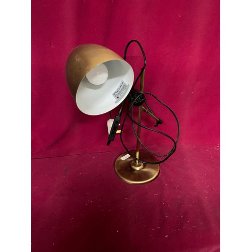 257 - Retro gold tone spot lamp