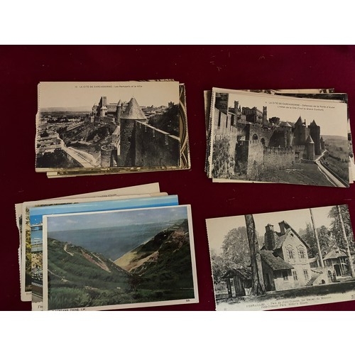 87 - Large collection of vintage postcards