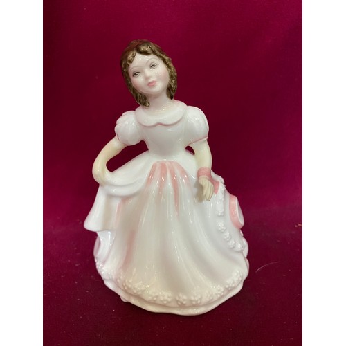 355 - Royal Doulton figurines, 'Sit', 'Amanda' and 'Posy for you'