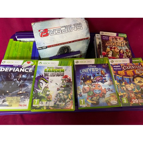 326 - Box of PS2, Xbox 360 and PC games