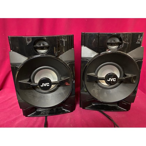 327 - A pair of 125 watt JVC speakers