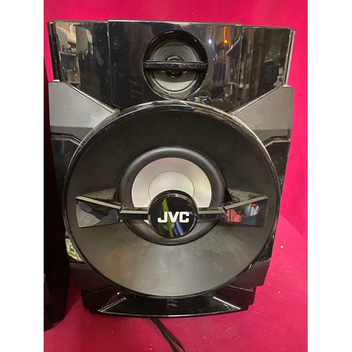 327 - A pair of 125 watt JVC speakers